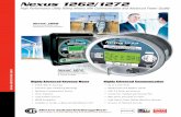 Nexus 1262/1272 Meter Brochure V.1 - Power Meters | … Leaderin Power Monitoring and Smart Grid Solutions ... advanced LCD display configuration technologies, ... your meter power