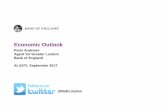 Economic Outlook - The ASTL BofE Economic Outlook ASTL... · Economic Outlook Peter Andrews Agent for Greater London Bank of England At ASTL September 2017 @BoELondon.