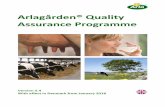 Arlagården® Quality Assurance Programme Sampling procedures ... 84 Follow-up on poor milk quality ... All requirements described in Arlagården sustain the cornerstones of Arla Foods
