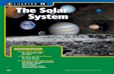 19 The Solar System - Grygla Public · PDF filethe comet above, whirl through our dynamic ... you can go outside and watch ... Jupiter’s Ganymede and Saturn’s Titan, are larger