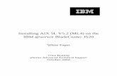 Installing AIX 5L V5.2 (ML4) on the IBM BladeCenter JS20ps-2.kev009.com/pccbbs/pc_servers_pdf/estiinstallaix_5lonjs20wp... · Installing AIX 5L V5.2 (ML4) on the IBM ~ BladeCenter