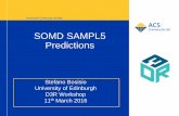 SOMD SAMPL5 Predictions -   · PDF fileReif,Oostenbrink, J. Comp Chem., 2014, ... -10.9 -6.0 -6.0 Stefano Bosisio – D3R Workshop ... Statistical analysis 13