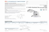 3” LED Gimbal Recessed Kit - The Home Depot LED Gimbal Recessed Kit ... LK3” recessed kit 3 G Gimbal MW Matte white LED LPI 4W, 280 lumens (blank) 3000K (blank) 120V LKABH Hanger