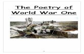 Poetry of War - West Hatch High · PDF fileSome of the most famous poems and plays written in the English language about war were “Henry V ” by Shakespeare, ... Jessie Pope Margaret