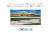 Geothermal Resources and Climate · PDF file2 Geothermal Energy and Greenhouse Gas Emissions November 2012 By Alison Holm, Dan Jennejohn, and Leslie Blodgett, GEA 1. Introduction Geothermal