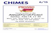 You’re invited to the Annual Parish Picnic! - Amazon S3 · PDF file2 CHIMES June 2345 NEWSLETTER OF ST. JOHN’S ... metamorphosis into butterflies, ... featuring Beethoven’s Symphony