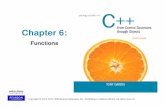SOW C++ CSO Chapter 06 8e - Cresskill, NJ High School... · Function: a collection of statements to perform a task Motivation for modular programming: Improves maintainability of