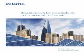 Breakthrough for sustainability in commercial real estatedeloitte.wsj.com/cfo/files/2014/11/sustainable_real_estate.pdf · Breakthrough for sustainability in commercial real estate