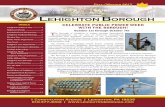 LEHIGHTON BOROUGH Lehighton Fall Winter.pdf · stakeholders. We are local, we are reliable and we provide ... We pride ourselves in the “one stop shop” in ... the impressive entrance