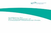 Guidance for the Development of Consultant Pharmacists · PDF fileThe main purpose of the consultant role will be the delivery of high­level professional expertise. The consultant