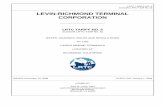 LEVIN-RICHMOND TERMINAL CORPORATION TERMINAL CORPORATION ... received and delivered by carriers without transportation mark or count. CARGO ... Levin-Richmond Terminal at ...