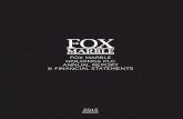 FOX MARBLE HOLDINGS PLC ANNUAL REPORT & FINANCIAL STATEMENTS · PDF fileFOX MARBLE HOLDINGS PLC ANNUAL REPORT & FINANCIAL ... • Completion of factory anticipated during the summer