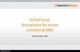 IUCLID Cloud: Best practice for service providers & SMEs Cloud features and functionalities The IUCLID web UI development has focused on re-thinking: • How users interact with existing