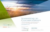 Investing in Conservation - JPMorgan Chase · PDF fileWe are very pleased to have collaborated with The Nature ... investment stage, and ... . Investing in Conservation Executive Summary.