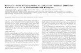 Recurrent Complete Proximal Tibial Stress Fracture in a ... · PDF fileVol. 33, No. 12, 2005 Recurrent Complete Proximal Tibial Stress Fracture1915 ing, the patient was pain free,