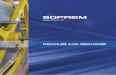 DECOILER AND REWINDER - soprem.ch integrable device. > 05 Decoiler H100 H90 B ... Mandrel with four indi-vidually adjustable clamping jaws. Motorised pivoting range 90°. ... With