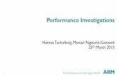 Performance Investigations - Internet Engineering Task · PDF filePerformance Investigations Hannes Tschofenig, Manuel Pégourié-Gonnard 25th March 2015 . 2 Motivation ! In we tried