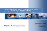 Certified Cost Estimating and Analysis (CCEA) · PDF fileCertified Cost Estimator/Analyst ... efforts to put this program and this handbook ... Because cost estimating and analysis