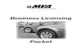 Business Licensing - MVA Dealer License Application ... the request and submit to the Business Licensing and Consumer Services Division. ... management personnel, ...