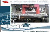 MARVEL ENGINEERING COMPANY Products Catalog.pdf · MARVEL ENGINEERING COMPANY founded in 1974 by ... limestone and iron ore by ... Power Plants, Inspection Company, Cement Plant,