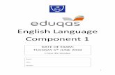 English Language Component 1 - Brockington College How should I use this guide? The booklet is designed to recap on key learning from your English lessons, in order to ensure you achieve