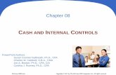 CASH AND INTERNAL CONTROLS - Kids in Prison Program · PDF filepublic companies to document and certify the system of internal controls. C1 . ... MGMT-026 Chapter 08 Slides Author: