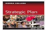 Sierra College Strategic Plan · PDF file · 2018-02-13its shared governance structure to provide feedback for the Strategic Plan framework and development. ... robust dialog and