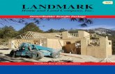 · PDF fileGreetings! Thank you for inquiring about Landmark Home & Land Company’s innovative and flexible Owner/Builder Program. We have been helping individuals and families