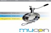 Hygienic Valves - Mucon  · PDF fileA complete versatile and cost effective range of flexible sanitary valve connections, Tri-Clover ... As with all Oyster branded hygienic valves