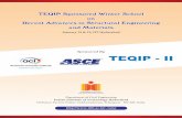TEQIP Sponsored Winter-School · PDF fileDr. Anil Agarwal , Assistant Professor, Department of Civil Engineering, IIT Hyderabad Dr. Shashank Bishnoi, Assistant Professor, IIT Delhi