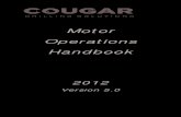 Motor Operations Handbook - Cougar Drilling Solutions Operations Han… · FLUIDS DRILLING FLUIDS ... latest release of the mud motor operations handbook. This release features more