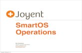 SmartOS Operations - Cuddletechcuddletech.com/slides/SmartOS-Operations.pdf · • JPC uses Zabbix ... • SmartOS ships with Rsyslog; will fallback to stock syslogd if you wish