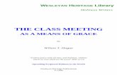 THE CLASS MEETING - SABDA.orgmedia.sabda.org/alkitab-6/wh2-hdm/hdm0459.pdf · The class-meeting came into existence, ... the clergy of the Established Church were to a large extent