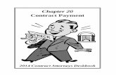 Chapter 20 Contract Payment - The Library of Congress · PDF fileCHAPTER 20 CONTRACT PAYMENT ... Progress Payments on Construction Contracts. ... Assignment of Claims