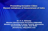 Promoting Inclusive Cities: Recent Initiatives of Government · PDF file · 2012-04-16Promoting Inclusive Cities: Recent Initiatives of Government of India ... Small Lot Zoning, Shelter