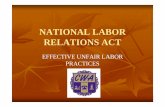 NATIONAL LABOR RELATIONS ACT - Communications · PDF fileStep Seven The case, if appealed, finally comes before the appointed members of the National Labor Relations Board itself.