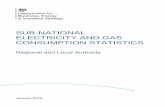 SUB-NATIONAL ELECTRICITY AND GAS CONSUMPTION STATISTICS · PDF fileSUB-NATIONAL ELECTRICITY AND GAS CONSUMPTION STATISTICS ... 3.4 Number of households not connected to the gas grid