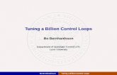 Tuning a Billion Control Loops - Automatic Control a Billion Control Loops ... Customers could with short notice change PA Calibration costly Remark: ... When is threshold-based event