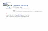 Objectives: function notation - Madeira City Schools 7.4.pdf · Lesson 7.4 Objectives: Learn to use function notation Use a graph to evaluate a function for various input values Use