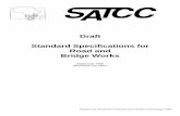 Draft Standard Specifications for Road and Bridge Works · PDF fileDraft Standard Specifications for Road and Bridge Works ... 5400 Road signs ... A sizable portion of work or quantity