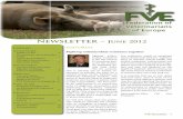 Federation of Veterinarians of Europe - · PDF fileFederation of Veterinarians of Europe Newsletter – June 2012 ... EAEVE 9 FVE & Professional ... as President for a three-year term.
