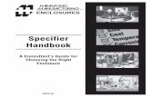 specifier handbook - Electrical & Electronic Enclosures ... · PDF fileSpecifier Handbook SPEC-07 A Consultant’s Guide for Choosing the Right ... • NEMA Standards Publication No.