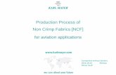 Production Process of Non Crimp Fabrics [NCF] · PDF fileProduction Process of Non Crimp Fabrics ... Woven fabric NCF ... Inspection system for monitoring the tape structure regarding