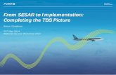 From SESAR to Implementation: Completing the TBS Picturewakenet.eu/fileadmin/user_upload/Workshop2014/Presentations/Wake... · From SESAR to Implementation: Completing the TBS Picture.