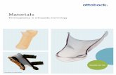 Materials - Ottobock US Healthcare sheet materials have left their mark on the entire development of orthopaedics technology. Changing the material properties and adapting them to