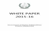 WHITE PAPER 2015-16 - kpkep.gov.pk Paper 2015-16.pdf · The publication of Budget White Paper by the Government is an on-going effort to ... ADEO Assistant District Education Officer