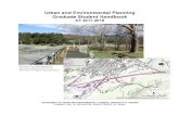 Urban and Environmental Planning Graduate Student Handbook · PDF fileUrban and Environmental Planning Graduate Student Handbook ... PLAN 6010 Fundamentals of Planning ... landscape