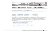 Getting Started with Access Control · PDF fileGetting Started with Access Control Policies ... when you apply an access control policy that does not contain any access control ...