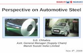 Perspective on Automotive Steelnewsletters.cii.in/newsletters/steelsummit2009/pdf/SESSION_2/S.D... · Perspective on Automotive Steel S.D. Chhabra Astt. General Manager (Supply Chain)