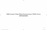 ANZ Level 2 Task Risk Assessment (TRA) Form BPD020209 · PDF fileCONTRACTOR JSA / SWMS DOCUMNET NUMBER Job Title: Area/Location: Insert location/s that the TRA is valid for Brief Description